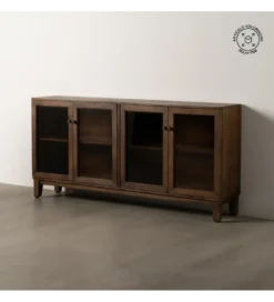 Komoda MORTO 180 cm drewno mango Brązowy*Zona-Design Outlet