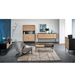 Komoda MURANO 160 cm w optyce dąb artisan*Halmar Outlet