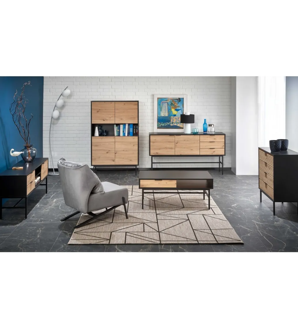 Komoda MURANO 160 cm w optyce dąb artisan*Halmar Outlet
