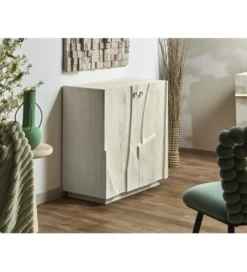 Komoda MUSIM 80 cm drewno mango biały*Imeri Hot