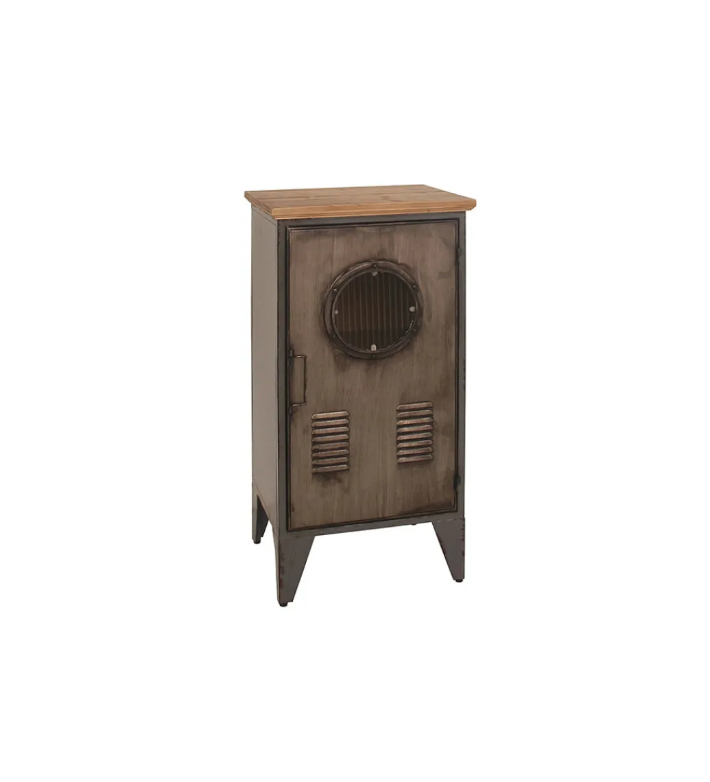 Komoda NAUTILUS 80 cm vintage brązowy*Invicta Interior - przedsprzedaż Discount