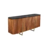 Komoda NIGATA 160 cm drewno mango brąz*Invicta Interior Online