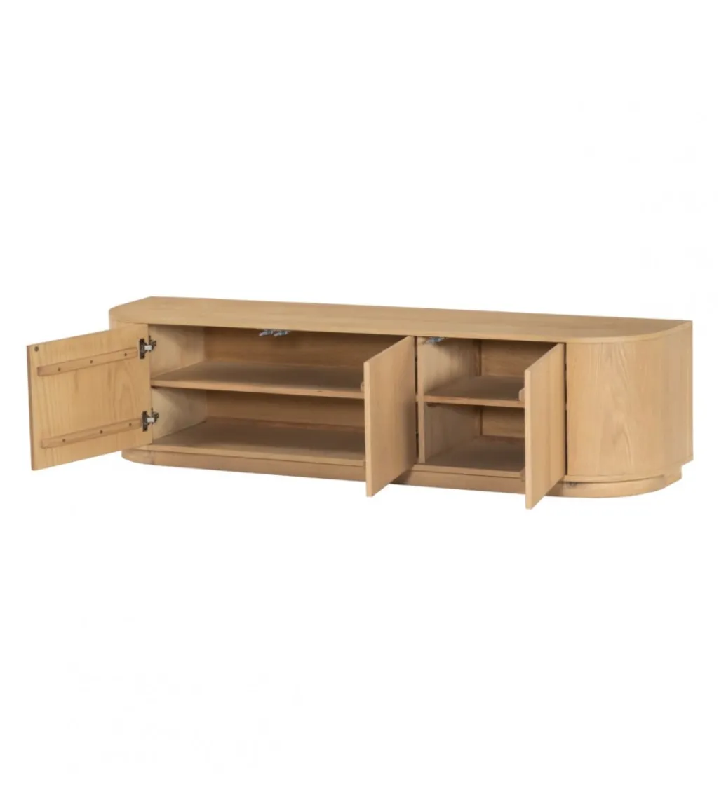 Komoda NOVERO 180 cm drewno dębowe*LF-Design Sale