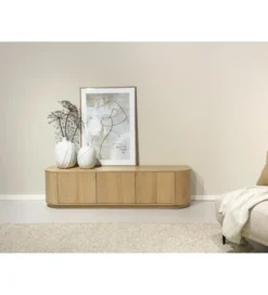 Komoda NOVERO 180 cm drewno dębowe*LF-Design Sale