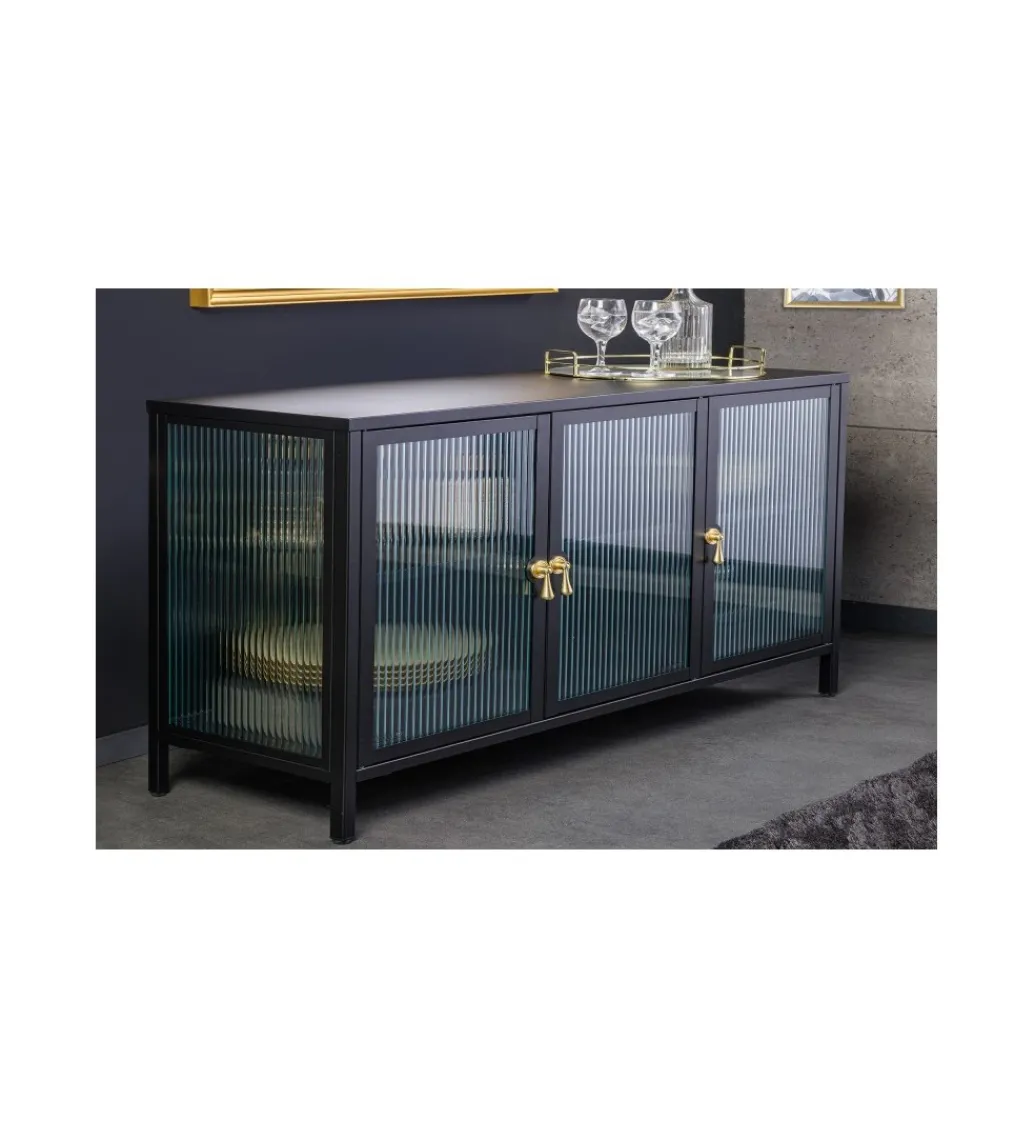 Komoda OLIMPIA 105 cm czarna*Invicta Interior New