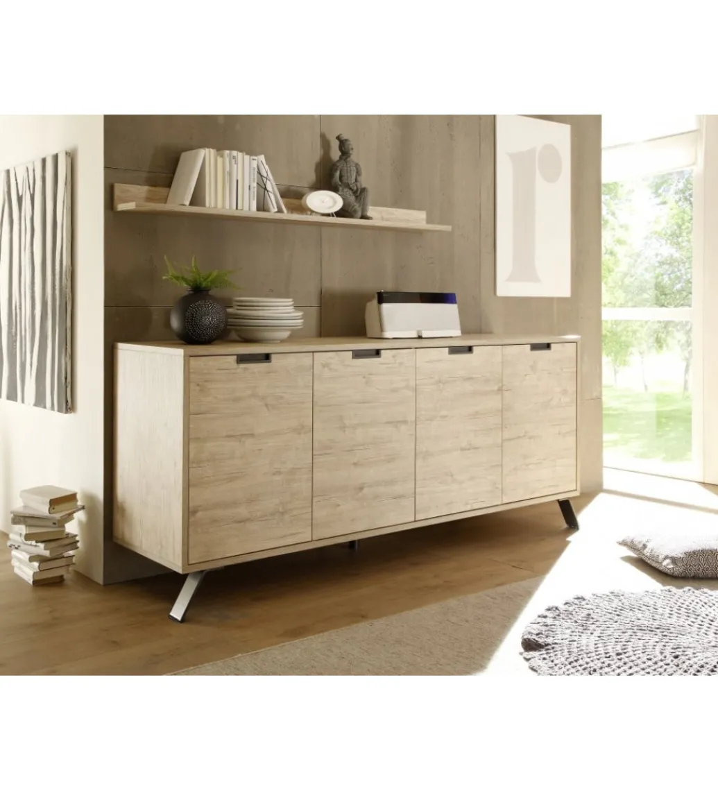 Komoda PALMA 207 Cm W Kolorze Dębowym*MCA Linia Włoska