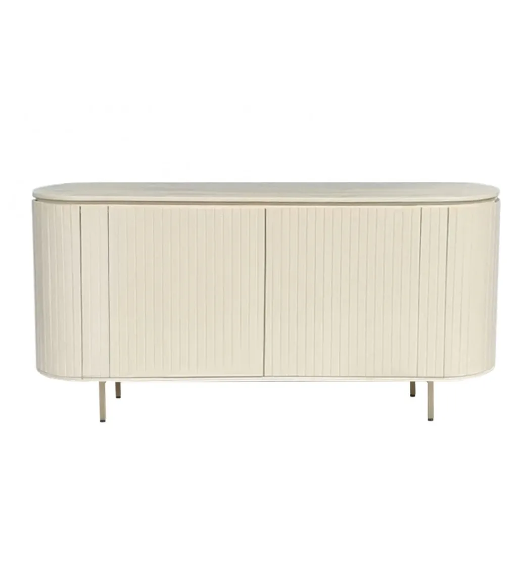 Komoda PATOU 170 cm jasnobeżowy drewno mango*LF-Design Discount