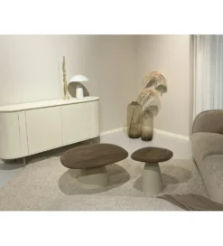 Komoda PATOU 170 cm jasnobeżowy drewno mango*LF-Design Discount