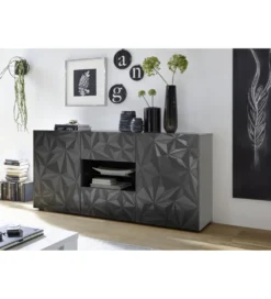 Komoda PRISMA 180 Cm antracytowa*MCA Linia Włoska Discount