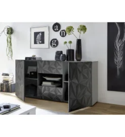 Komoda PRISMA 180 Cm antracytowa*MCA Linia Włoska Discount