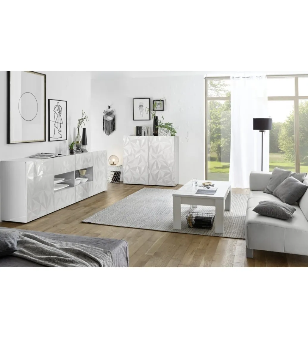 Komoda PRISMA 240 Cm Biała*MCA Linia Włoska Discount