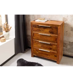Komoda PURE 100 cm drewno sheesham*Invicta Interior - przedsprzedaż New