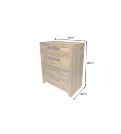 Komoda PURE 100 cm drewno sheesham*Invicta Interior - przedsprzedaż New