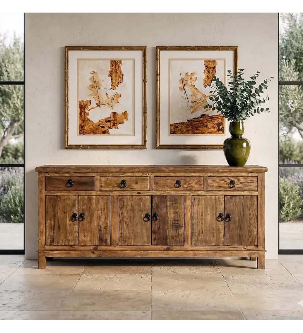 Komoda REASTELIN 190 cm naturalna*Zona-Design Best
