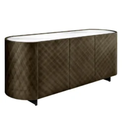 Komoda REFLECTION 150 cm efekt 3D marmur brązowa*Invicta Interior Discount