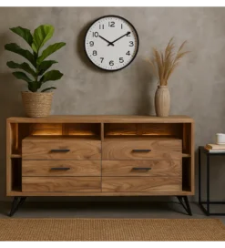 Komoda REGO 145 cm drewno akacja*Exclusivas Hot