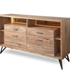 Komoda REGO 145 cm drewno akacja*Exclusivas Hot