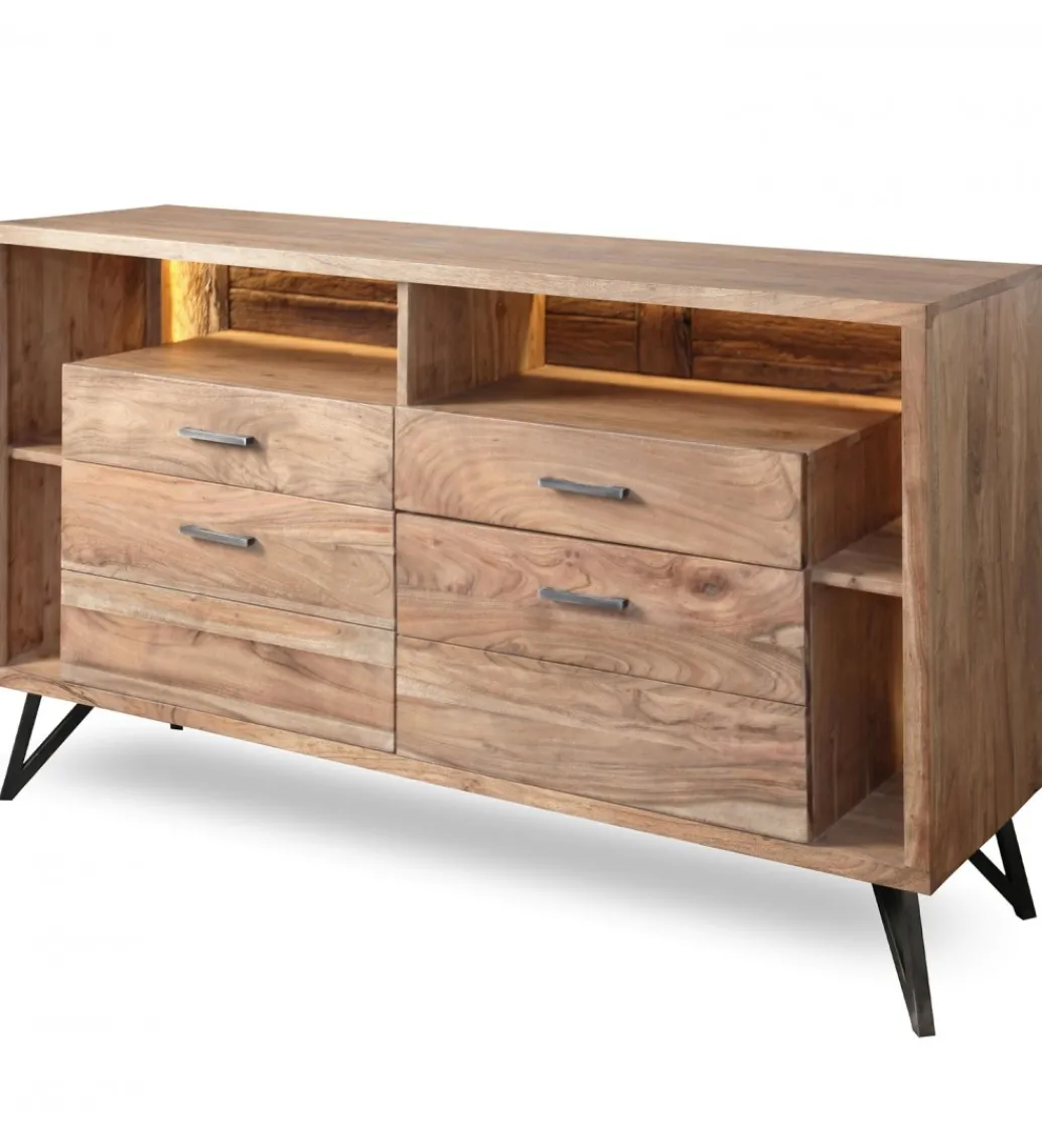 Komoda REGO 145 cm drewno akacja*Exclusivas Hot