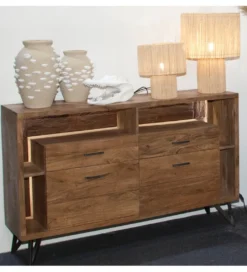 Komoda REGO 145 cm drewno akacja*Exclusivas Hot
