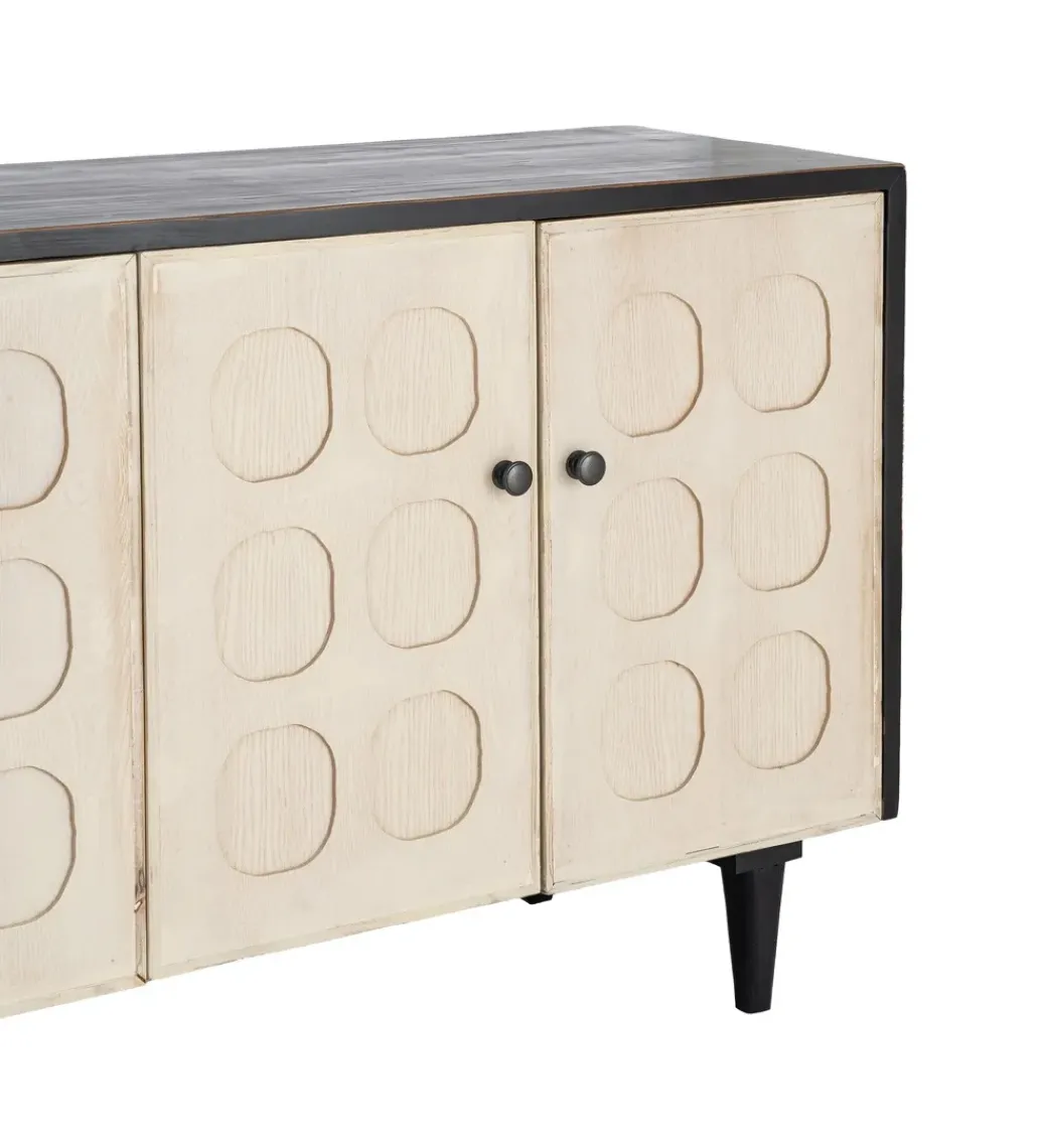 Komoda RESEME 160 cm czarnobiała*Zona-Design Outlet