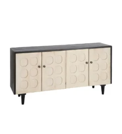 Komoda RESEME 160 cm czarnobiała*Zona-Design Outlet