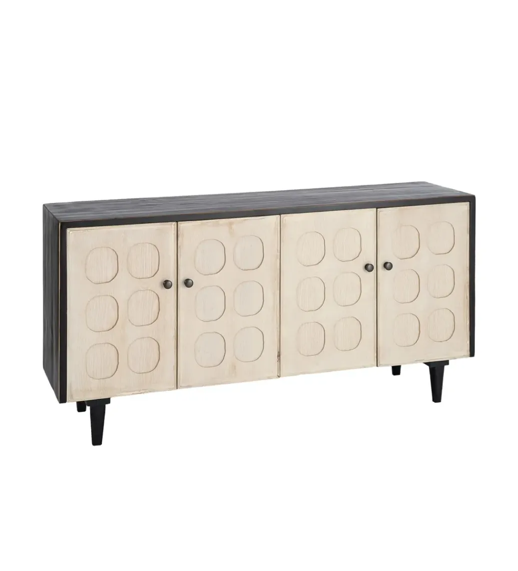Komoda RESEME 160 cm czarnobiała*Zona-Design Outlet