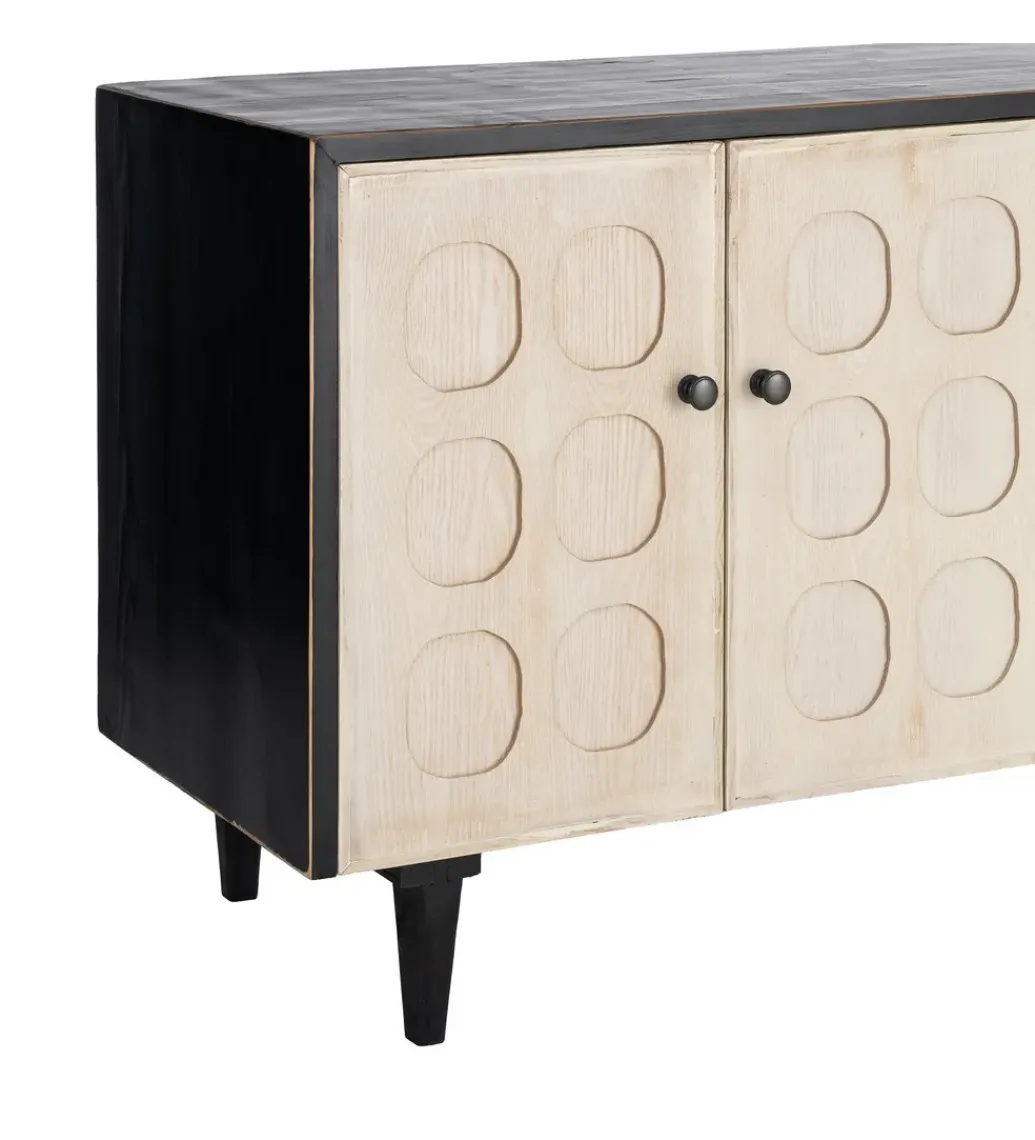 Komoda RESEME 160 cm czarnobiała*Zona-Design Outlet