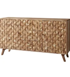 Komoda REWA 140 cm drewno akacja*WOHNLING, GERMANY New