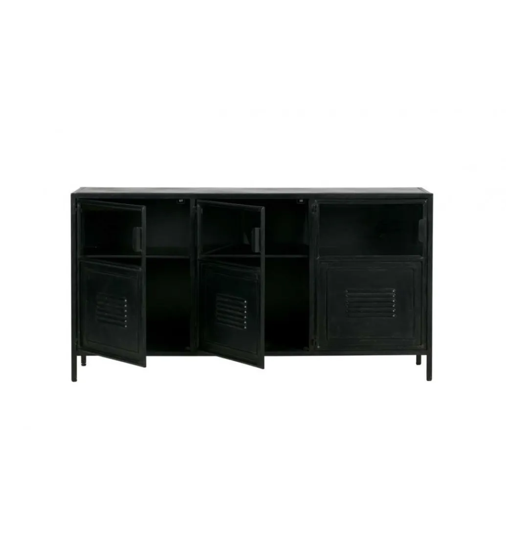 Komoda RONJA 143 cm czarna*WOOOD Online