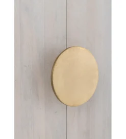 Komoda ROUNDEGO 116 cm blat marmur biały*J-Line Online