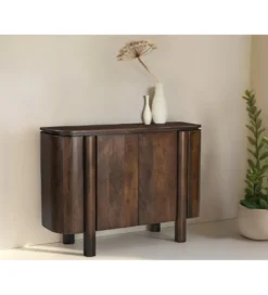 Komoda SALANO 105 cm drewno mango brązowa*LF-Design Discount