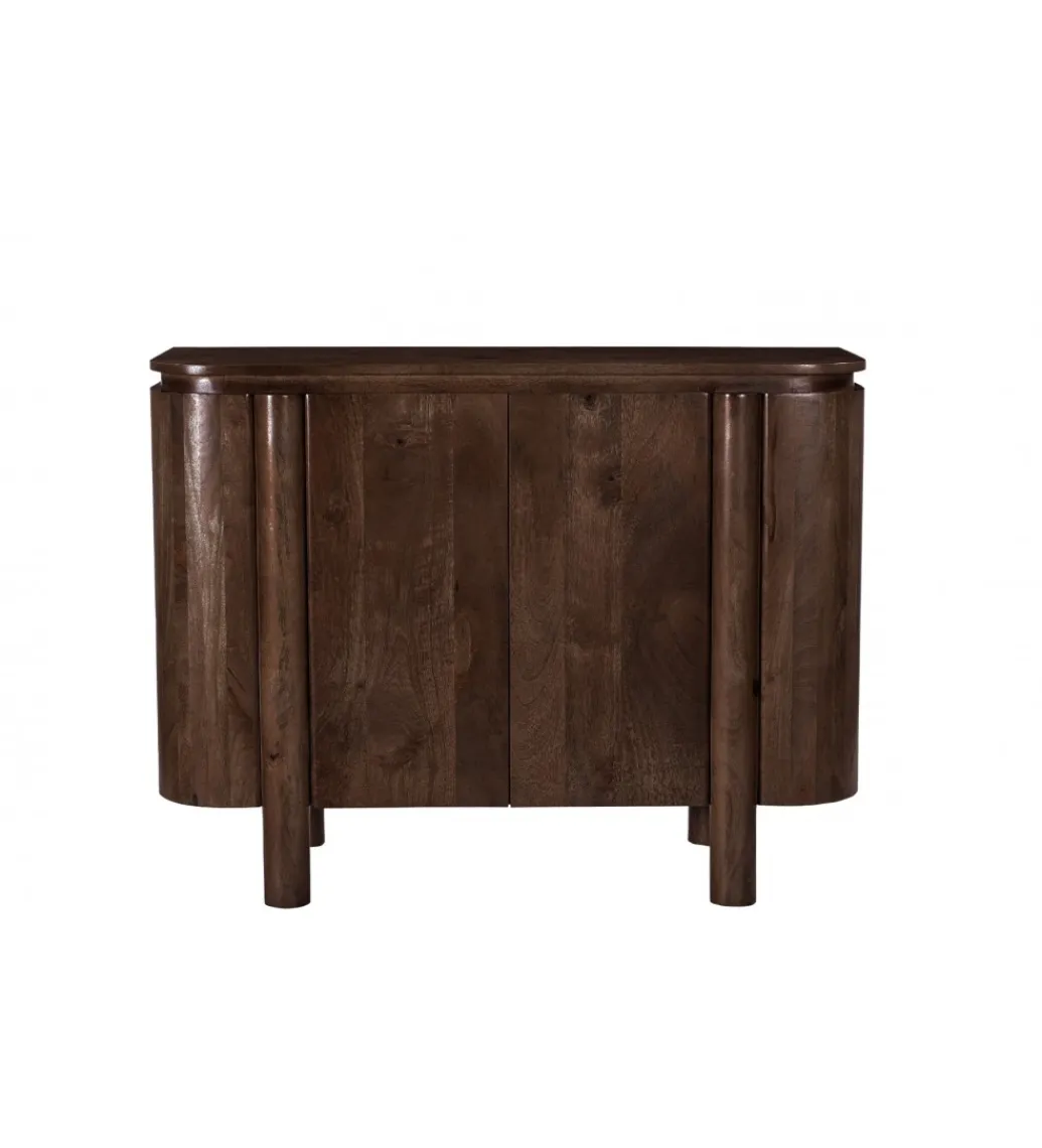 Komoda SALANO 105 cm drewno mango brązowa*LF-Design Discount