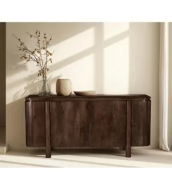 Komoda SALANO 170 cm drewno mango brązowa*LF-Design Discount