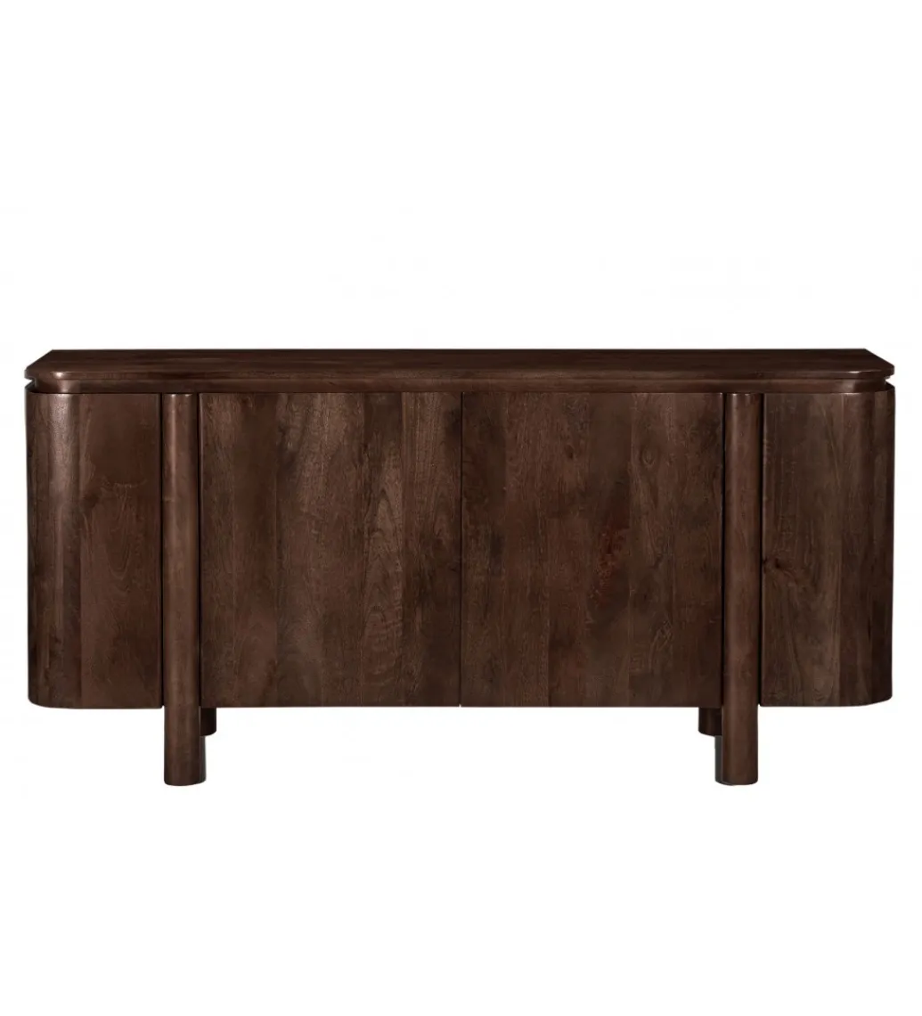 Komoda SALANO 170 cm drewno mango brązowa*LF-Design Discount