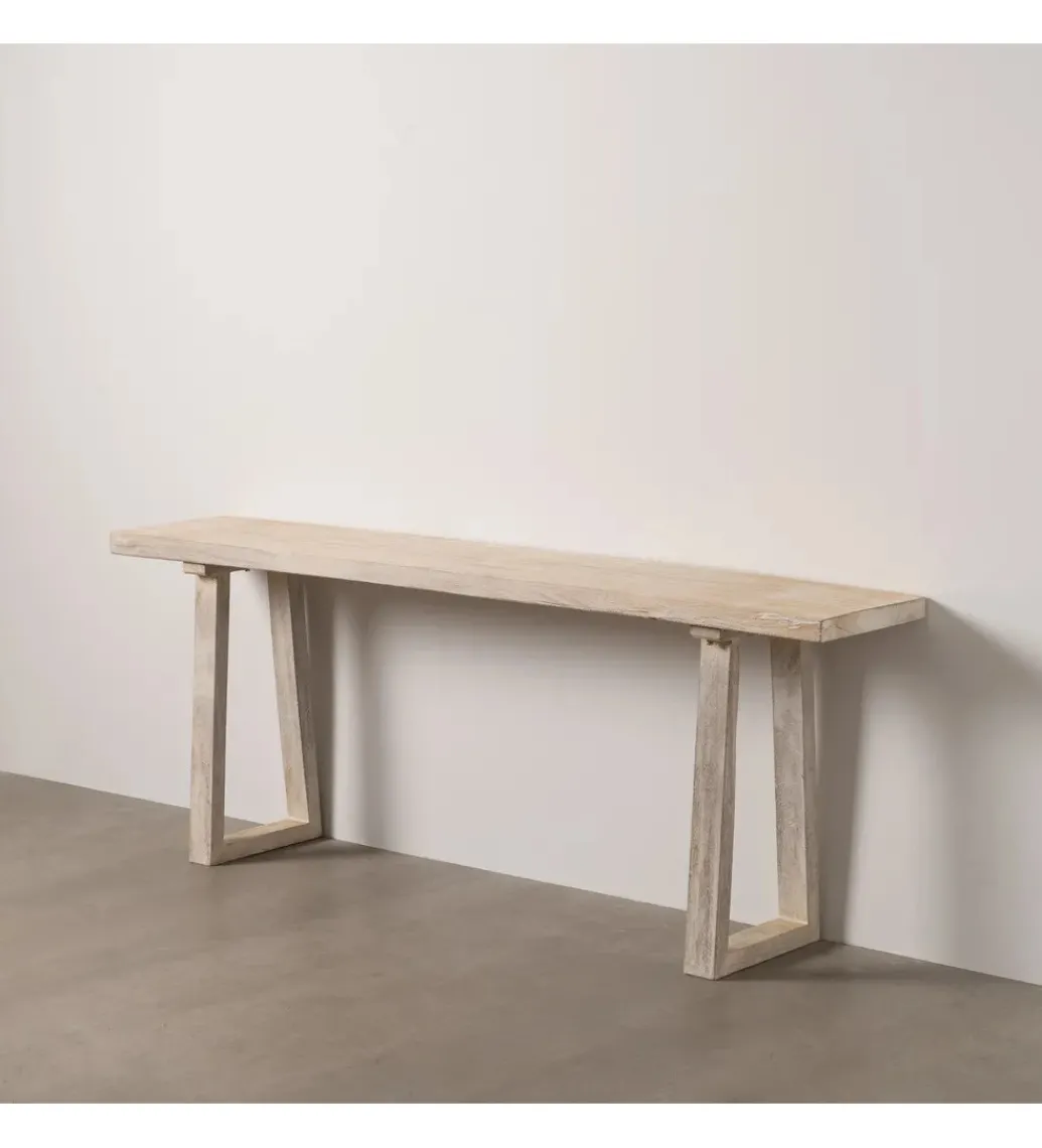 Komoda SARMUTO 210 cm drewno saur bielona*DENZO New