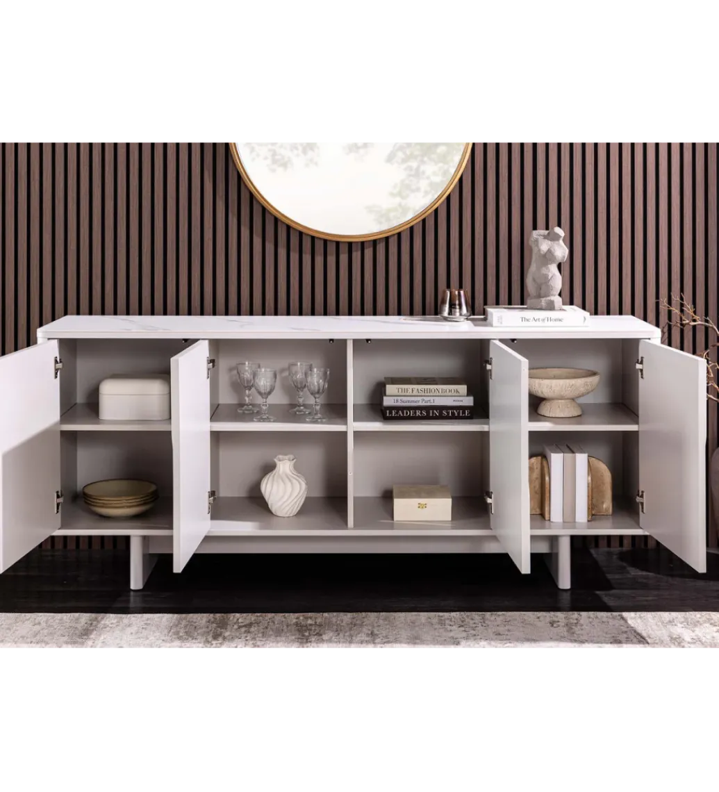 Komoda SAVOY 180 cm biała*Invicta Interior Clearance