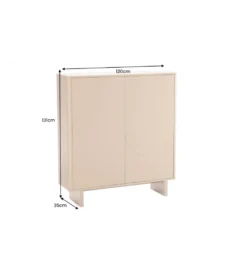 Komoda SAVOY 130 cm kolor trawertynu*Invicta Interior New