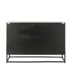 Komoda Shanil 120 cm drewno czarna*J-Line