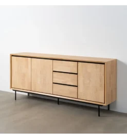 Komoda SINTRA 200 cm drewno kauczuk naturalna*Zona-Design Best