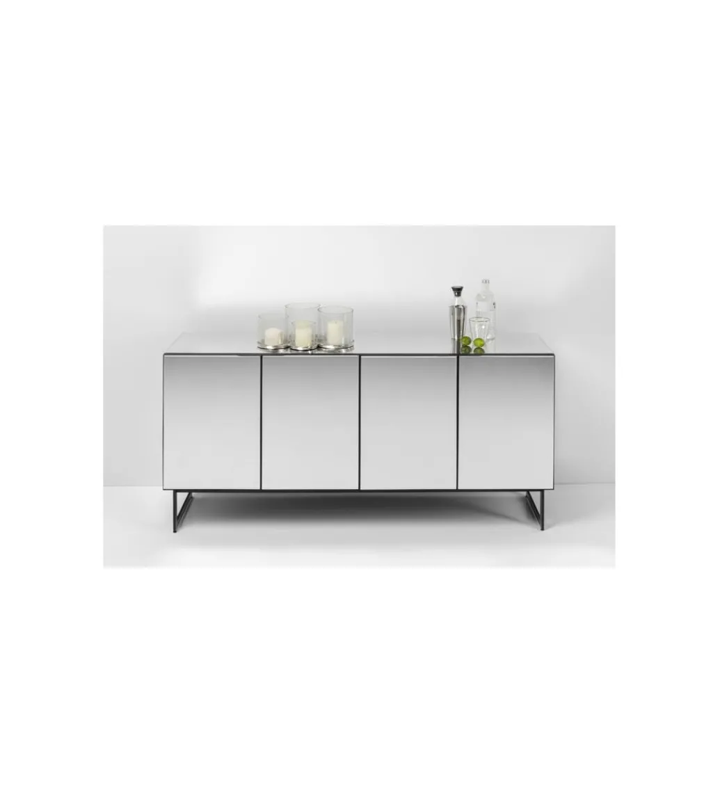 Komoda SORAN 160 cm transparentna*KARE