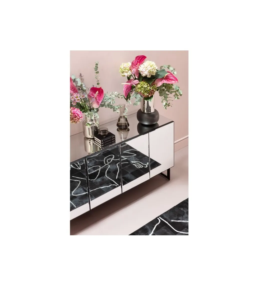 Komoda SORAN 160 cm transparentna*KARE