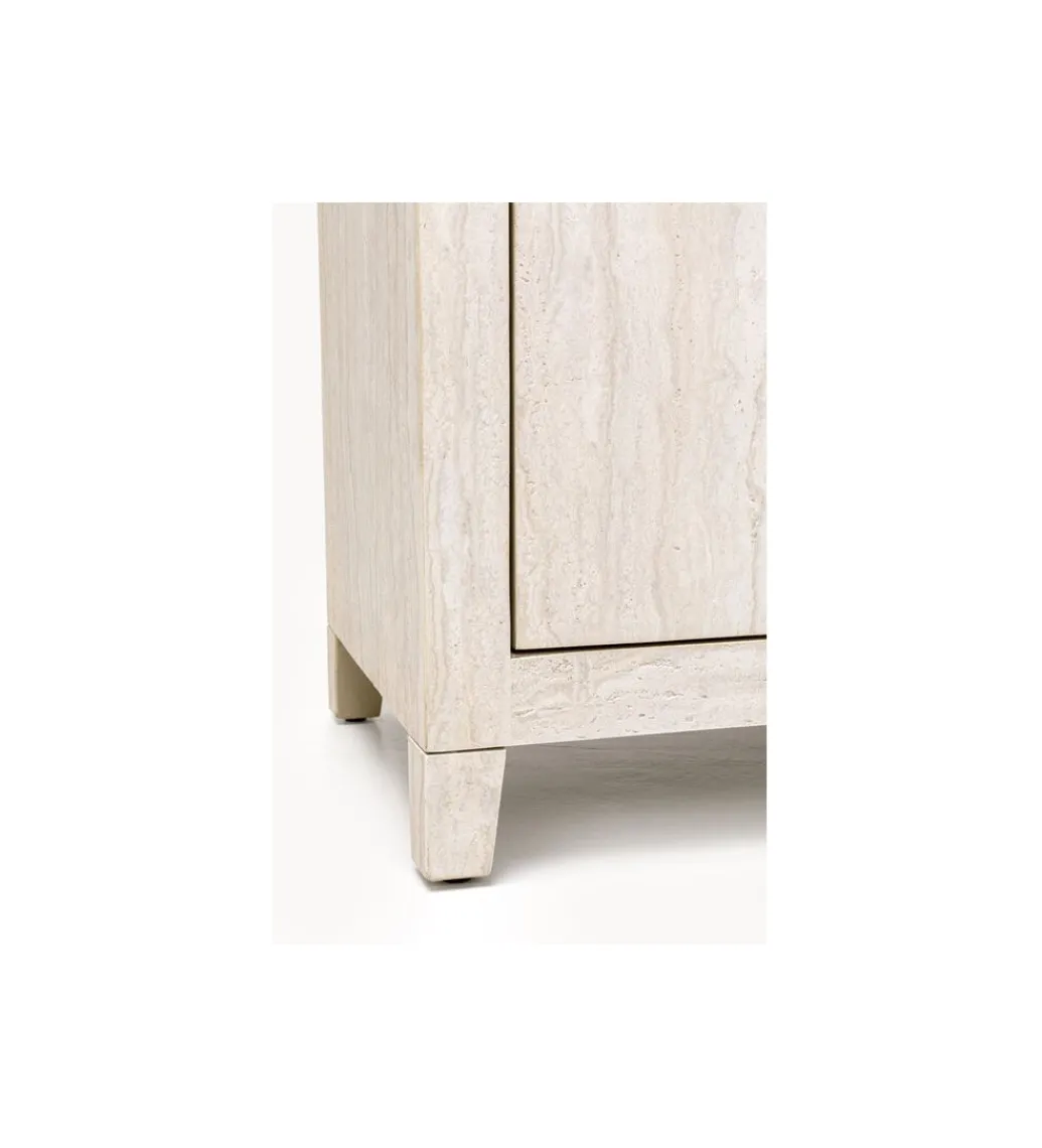 Komoda TRAVERTINO 140 x 77 cm naturalny beżowy*KARE Clearance