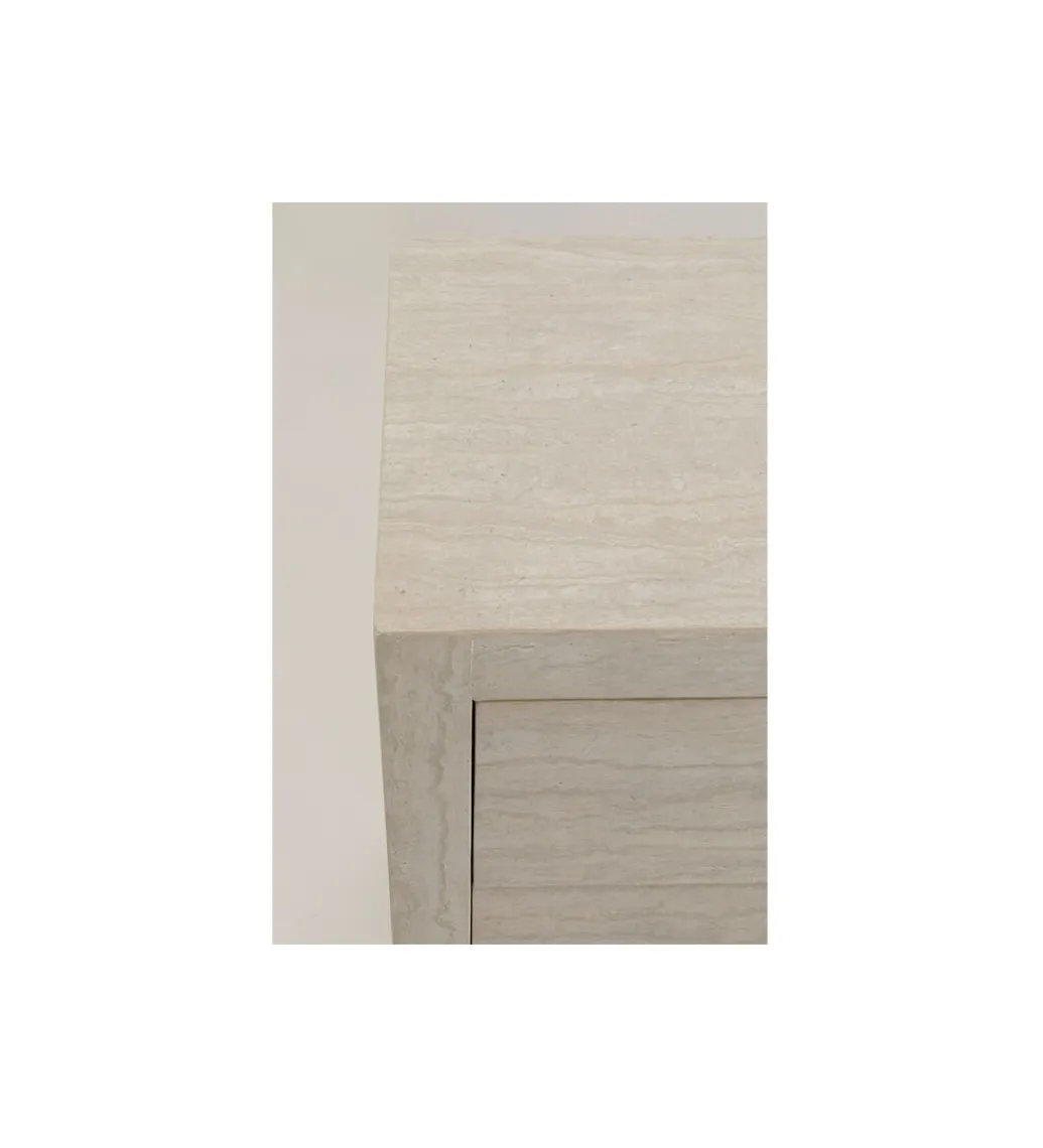 Komoda TRAVERTINO 91 x 74 cm naturalna beżowa*KARE Sale