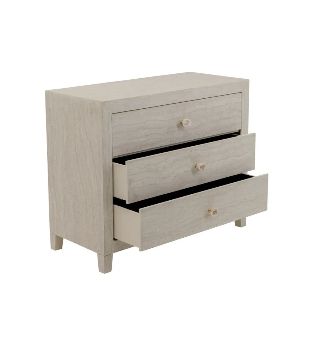 Komoda TRAVERTINO 91 x 74 cm naturalna beżowa*KARE Sale