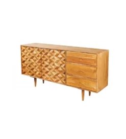 Komoda TROPEA 145 cm drewno akacja honey*Invicta Interior