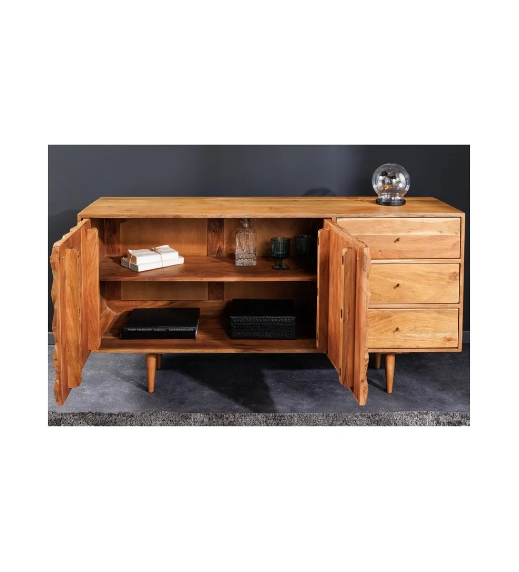 Komoda TROPEA 145 cm drewno akacja honey*Invicta Interior
