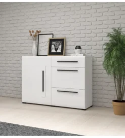 Komoda TULSA 120 cm biała*Helvetia New