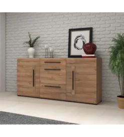 Komoda TULSA 180 cm w optyce dąb Grandson*Helvetia Discount