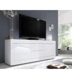 Komoda TV BASIC 210 cm biała*MCA Linia Włoska Hot