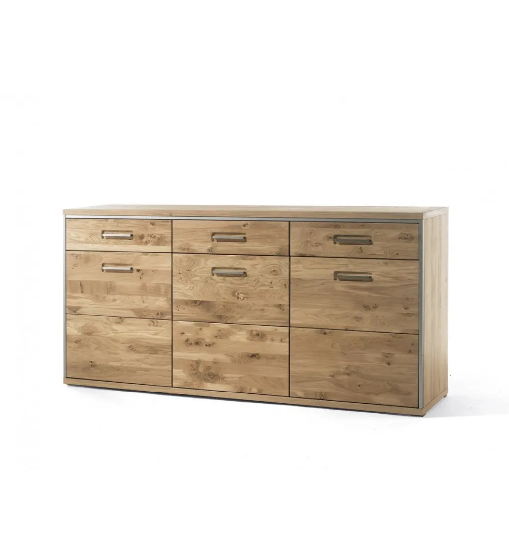 Komoda VALENCIA 94 cm Antracytowo Naturalna*MCA Best